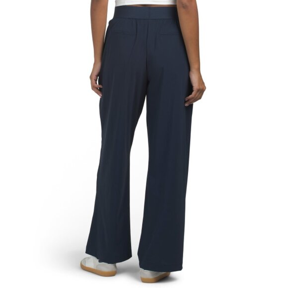90 DEGREE BY REFLEX Black Warp X Dinah Wide Leg Pants - Picture 2 of 2
